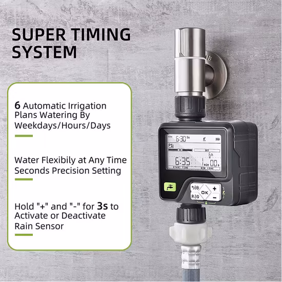 농업 점적 관개 시스템을 위한 고품질 급수 밸브 워터 타이머